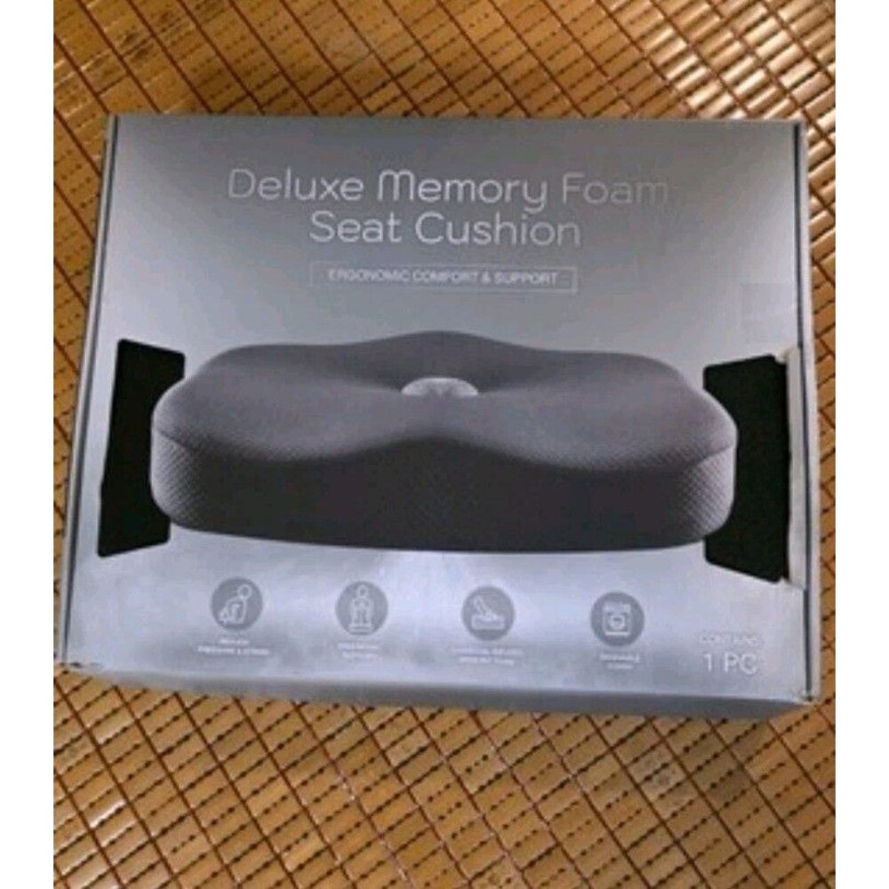 Deluxe Memory Foam Seat Cushion - NEW